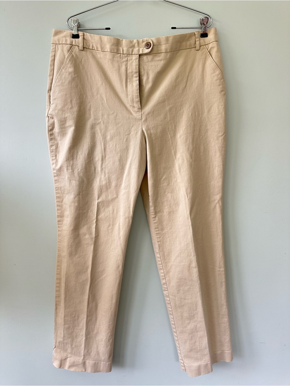 Talbots Classic Khaki Pants 16
